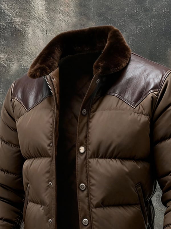 Benzema - מעיל עור אלגנטי עם שרוולים ארוכים