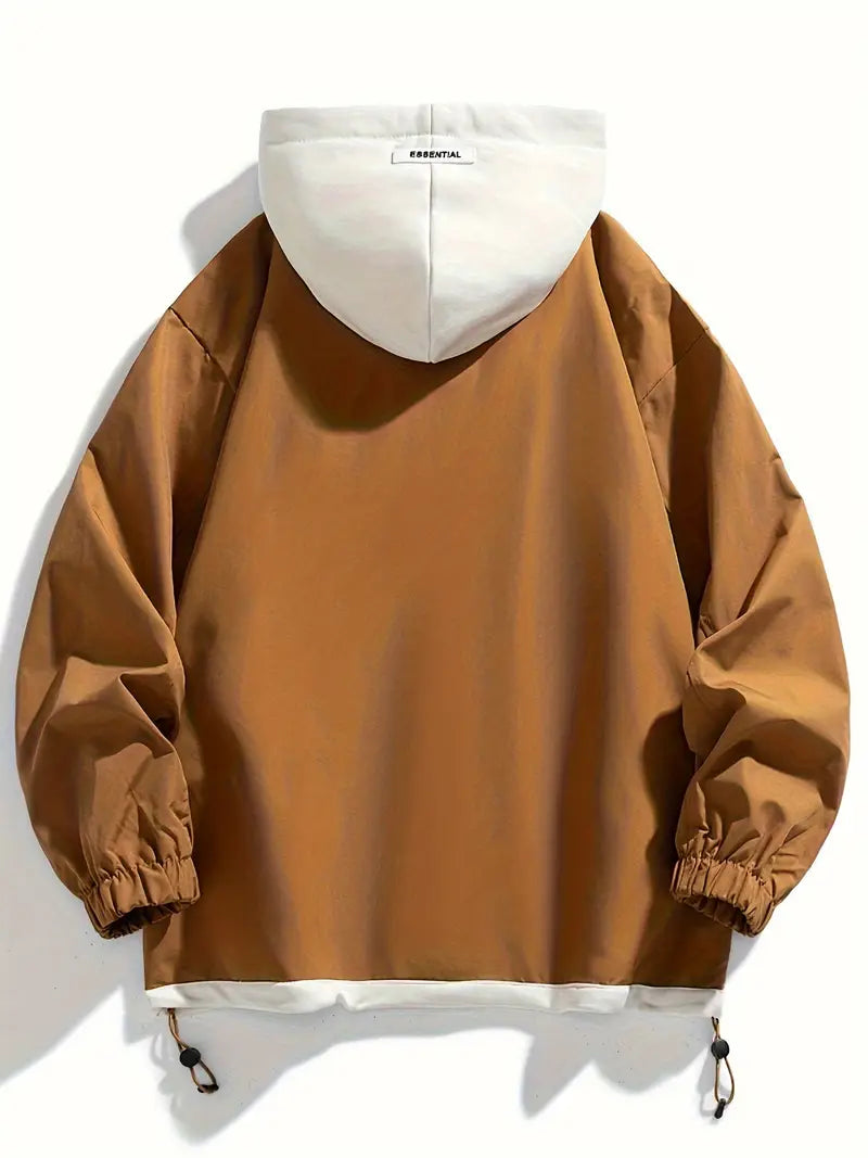 Carson - ז'קט קז'ואל עם קפוצ'ון וכיס