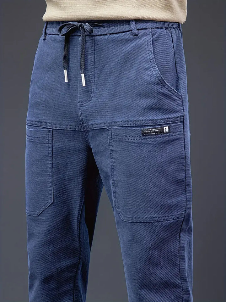 Jarrett - מכנסי ריצה אלגנטיים עם שרוך במותניים