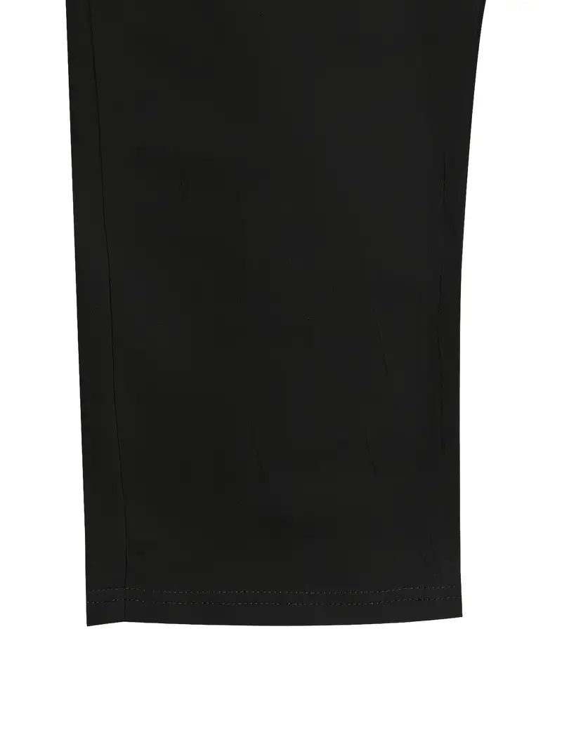 Nichols - מכנסיים רחבים עם שרוך מכותנה