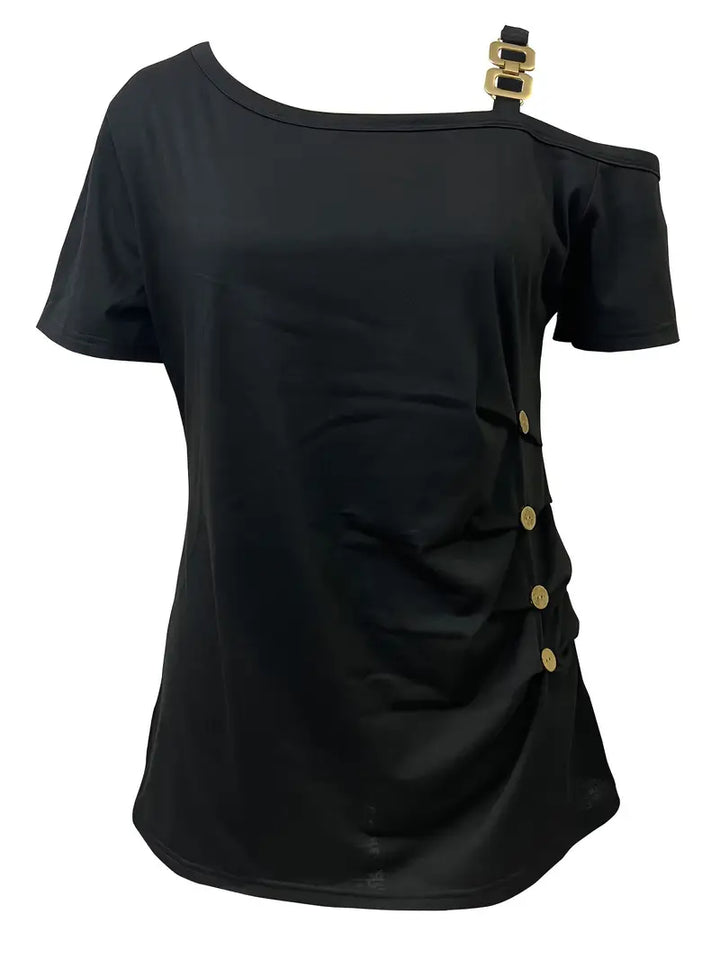 Ianthe - חולצת טי שרוול קצר מסוגננת