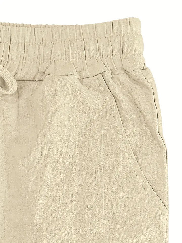 Kirk - מכנסי כותנה נושמים עם כיסים