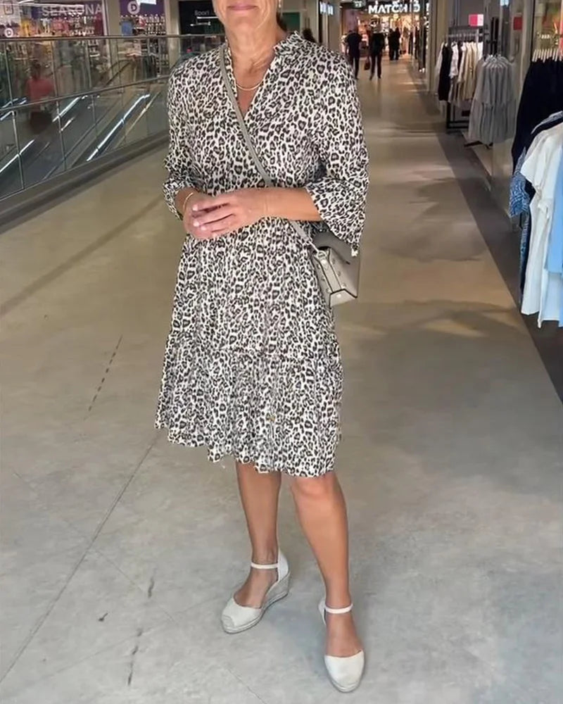 Siobhan - שמלת הדפס נמר