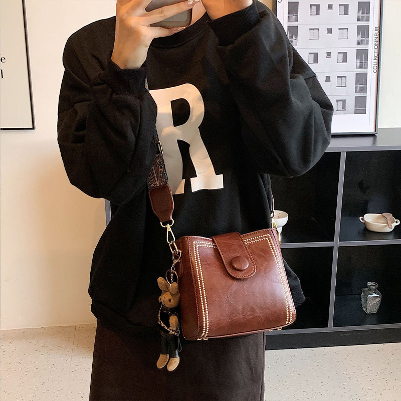 Andriani - תיק אופנה וינטג' עם רצועת כתף מתכווננת