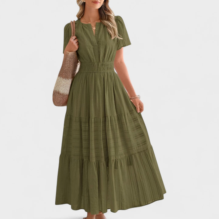 Maura - שמלת מקסי קצרה לקיץ