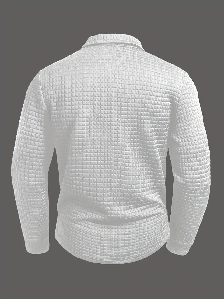 Juergen - חולצת כפתורים ארוכה עם שרוולים ארוכים בסגנון קז'ואל