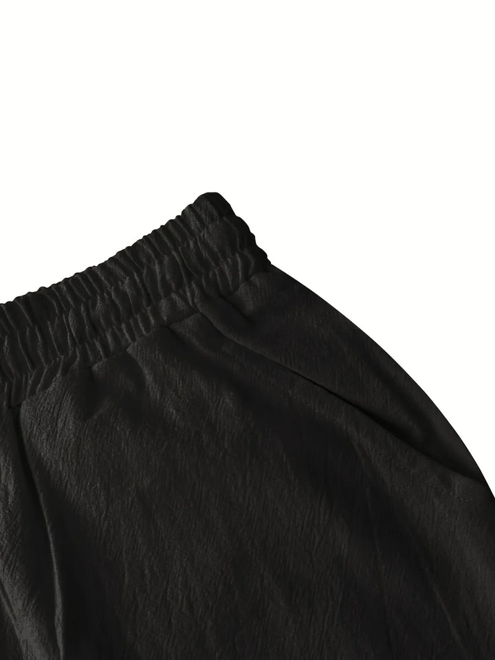 Callan - מכנסיים קצרים מזדמנים מבד פשתן עם כיס