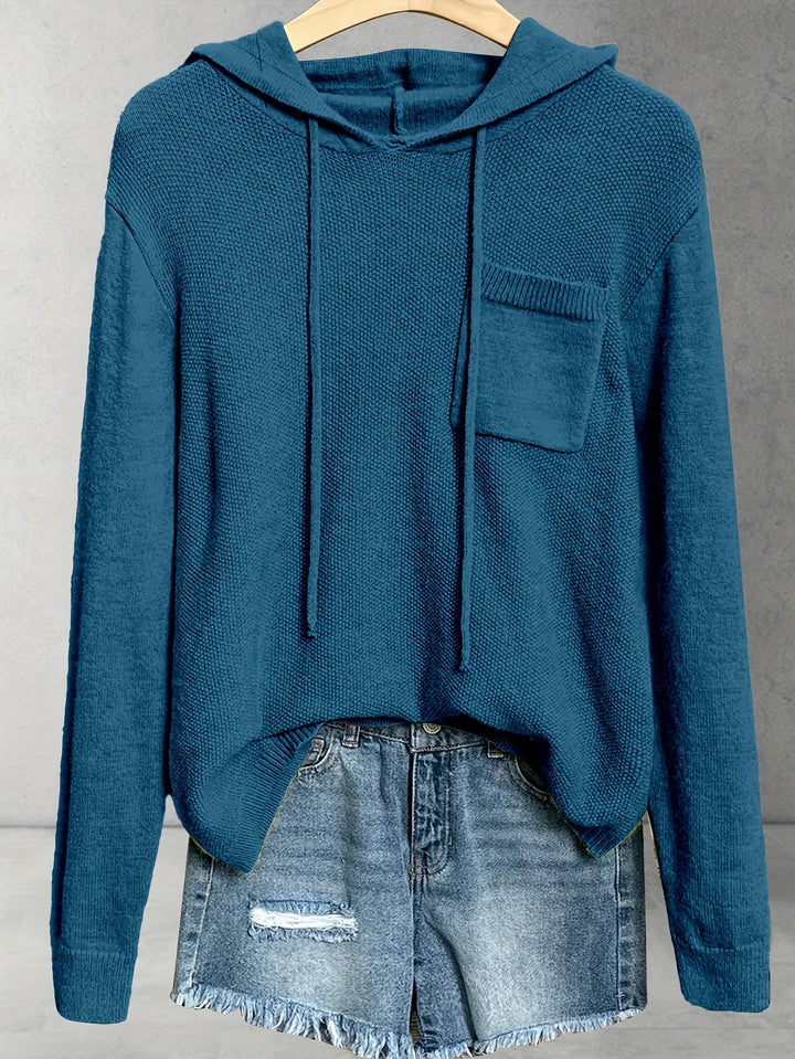 Nena -  סווטשירט קז'ואל עם שרוולים ארוכים וכיס קדמי