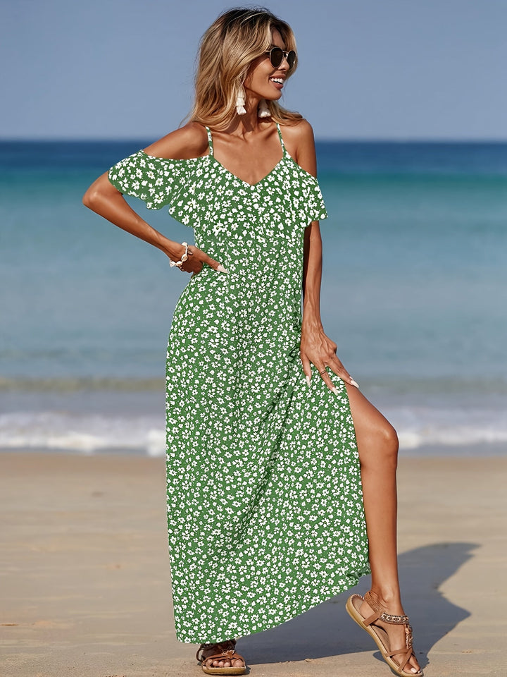 Consuelo - שמלת כתפיים חשופות עם הדפס פרחוני