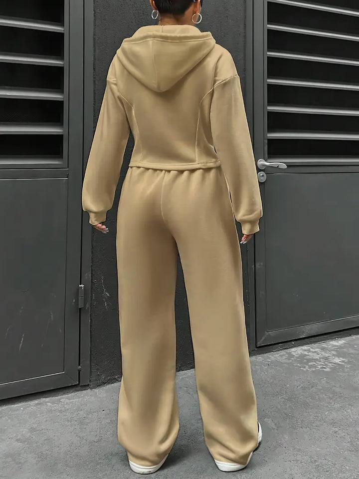 Nanci - סט שני חלקים קז'ואל עם שרוולים ארוכים