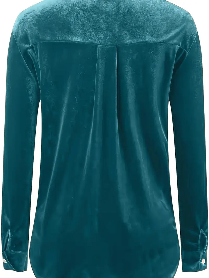 Geanie - חולצה עם שרוולים ארוכים וכיסים קדמיים