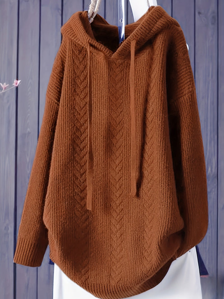 Genivee - סווטשירט ארוך שרוולים סרוג