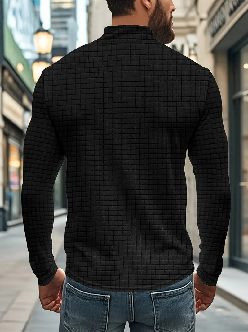 Jarryd - סווטשירט עם שרוולים ארוכים ורוכסן חצי