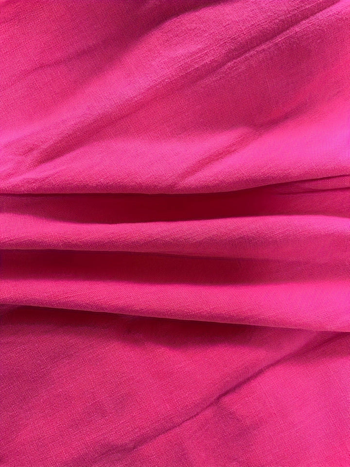 Priscilla - חולצת צווארון V עם שרוולים ארוכים וכפתורים בחזית