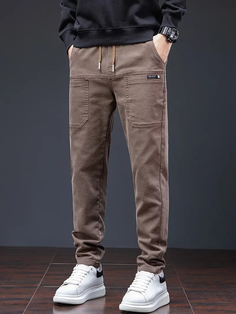 Jarrett - מכנסי ריצה אלגנטיים עם שרוך במותניים