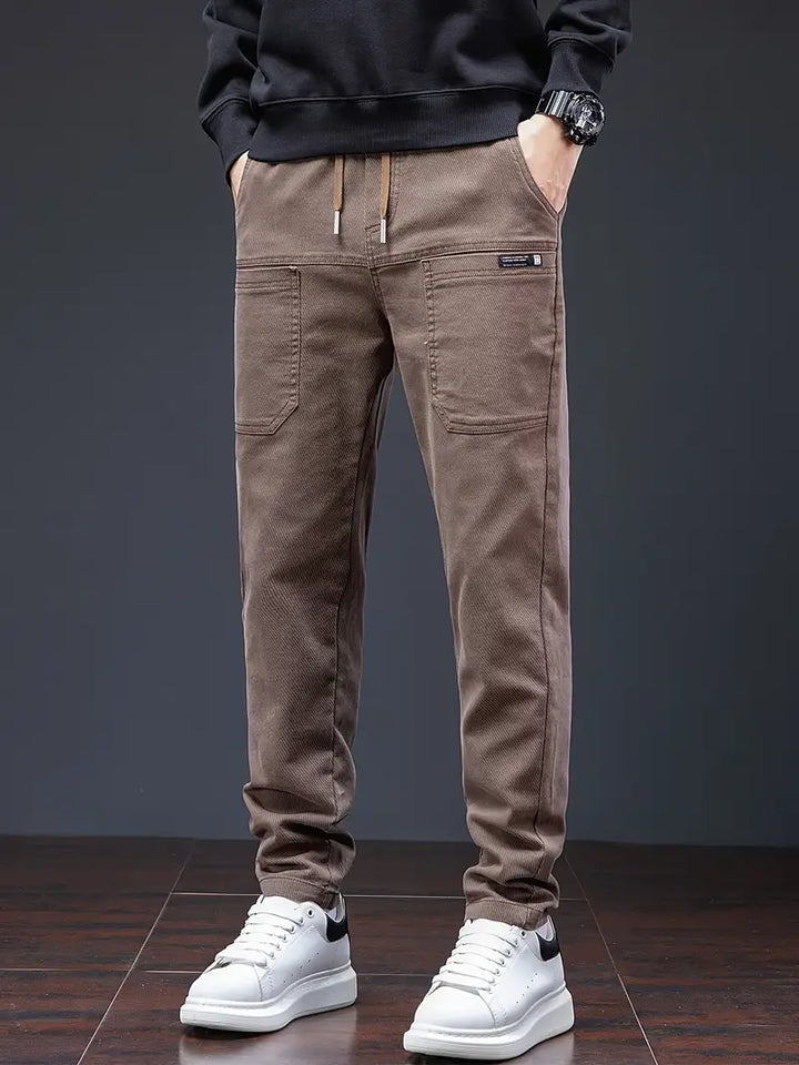 Jarrett - מכנסי ריצה אלגנטיים עם שרוך במותניים