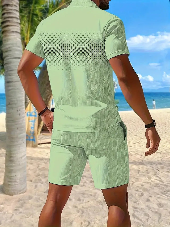 Zackary - סט קצר עם שרוולים קצרים לקיץ