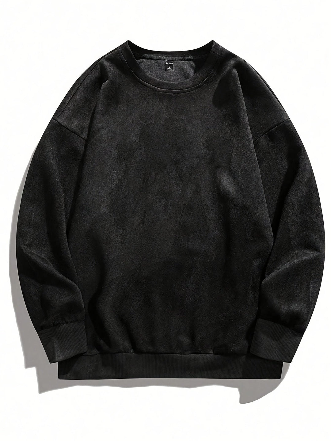 Nicholson - חולצת שרוולים ארוכים עם צווארון עגול בסגנון קז'ואל