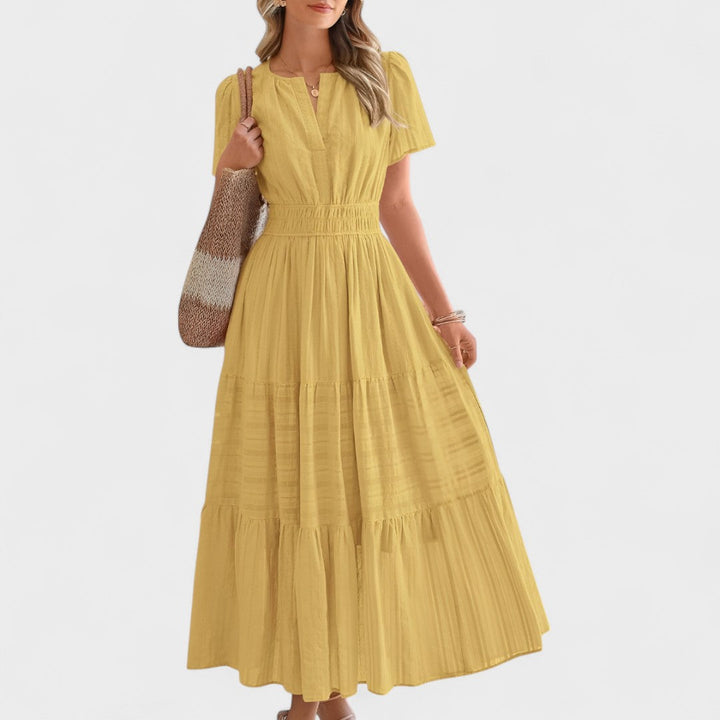 Maura - שמלת מקסי קצרה לקיץ