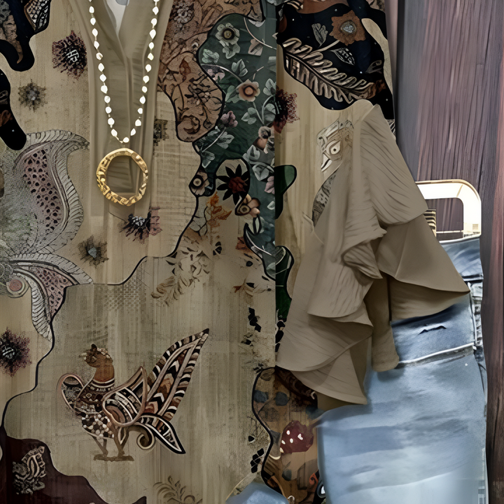 Jaycie -  חולצה אלגנטית עם דוגמאות