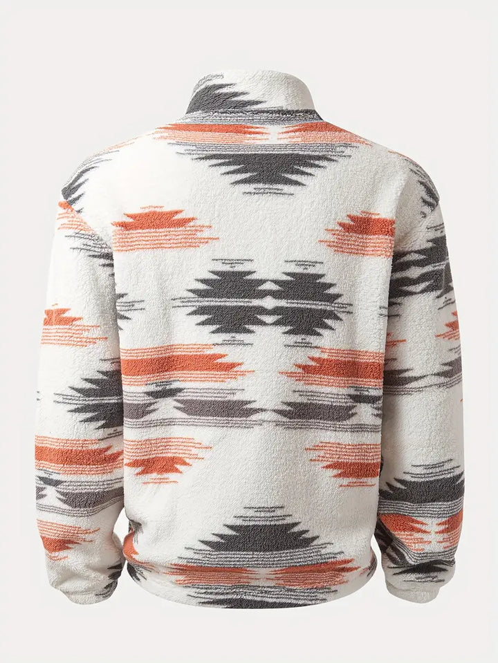 Clinton - סווטשירט עם רוכסן חצי ואפודה