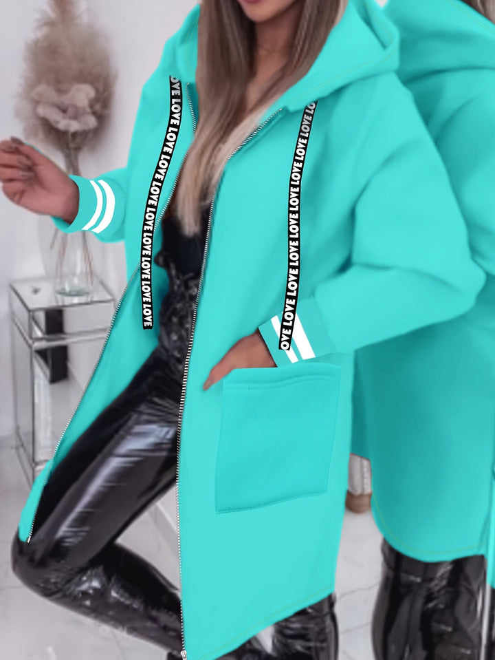 Nicola - ז'קט ארוך עם כיסים בצדדים