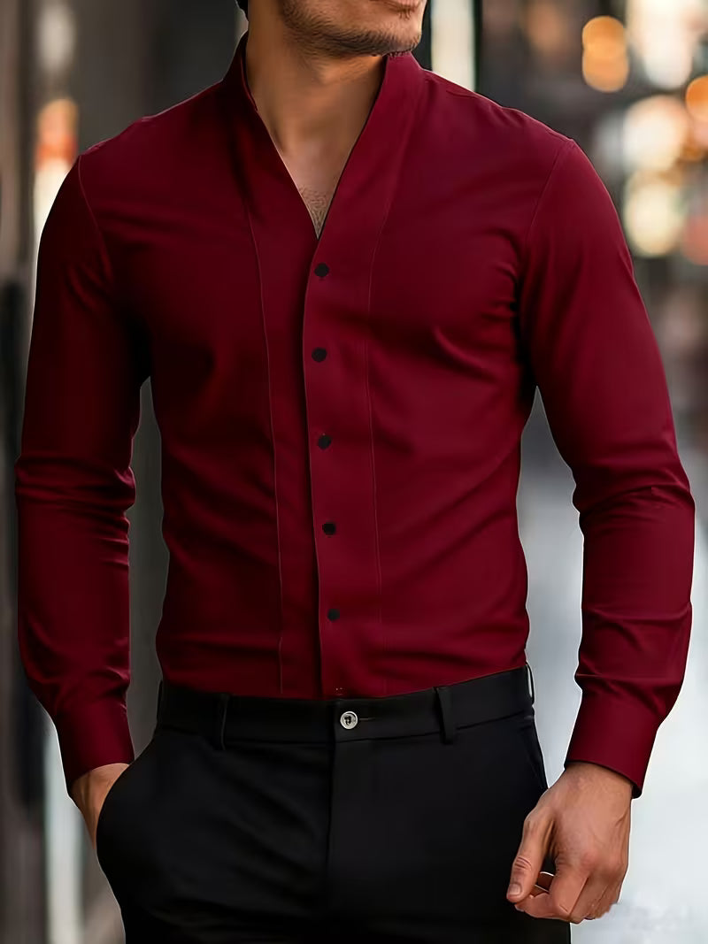 Abnar - חולצת כפתורים עם שרוולים ארוכים