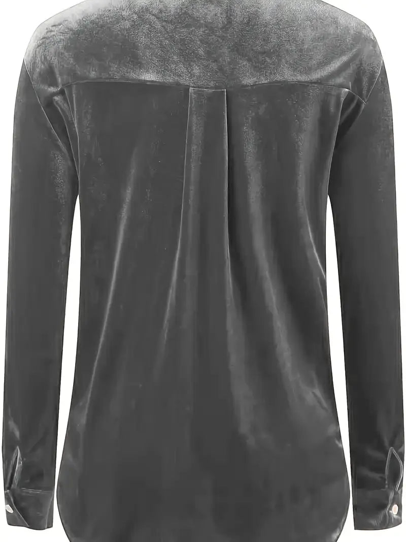 Geanie - חולצה עם שרוולים ארוכים וכיסים קדמיים