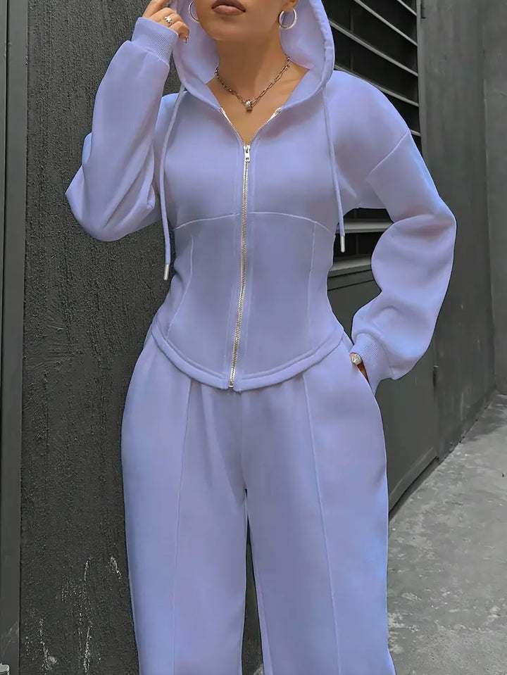 Nanci - סט שני חלקים קז'ואל עם שרוולים ארוכים