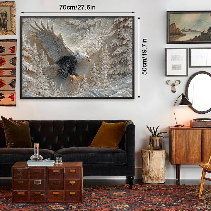 TalonCraft - פאזל נשר מגולף לקישוט הבית