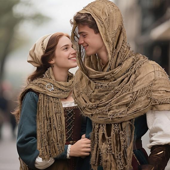 RuneWrap - צעיף עם ברדס מימי הביניים