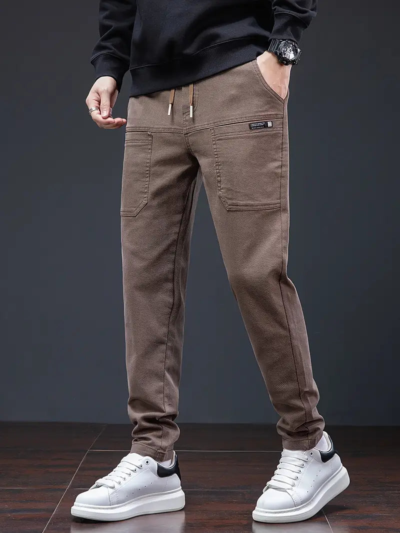 Jarrett - מכנסי ריצה אלגנטיים עם שרוך במותניים