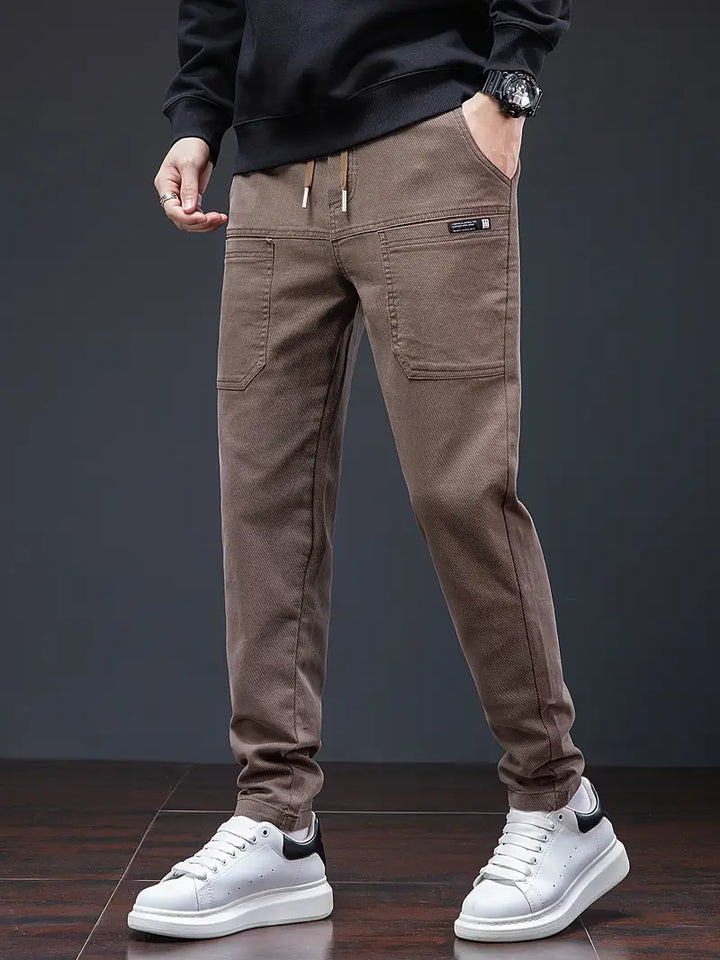 Jarrett - מכנסי ריצה אלגנטיים עם שרוך במותניים