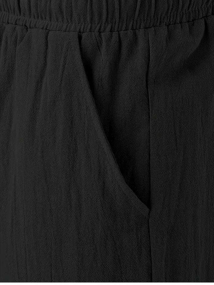 Oskam - מכנסי כותנה קצרים לקיץ בגזרה רפויה