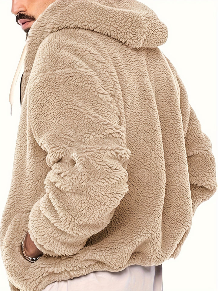 Hessel - סווטשירט עם רוכסן ושרוולים ארוכים