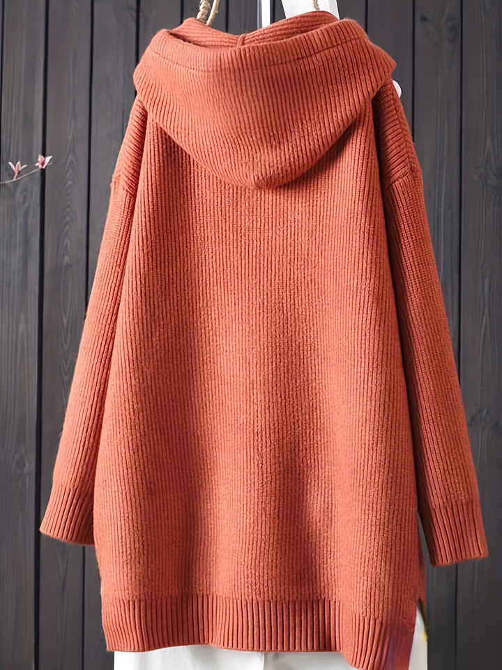 Genivee - סווטשירט ארוך שרוולים סרוג