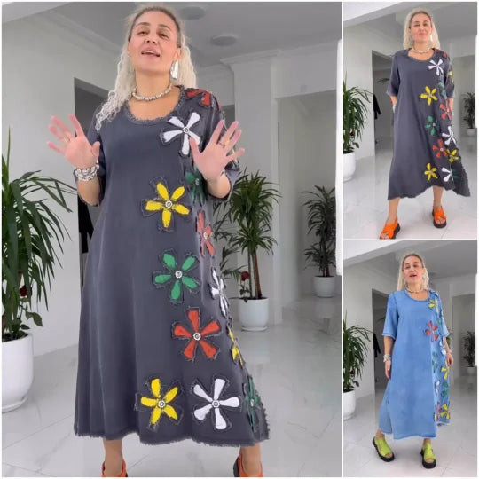 Jiella - שמלת פרחים קז'ואל
