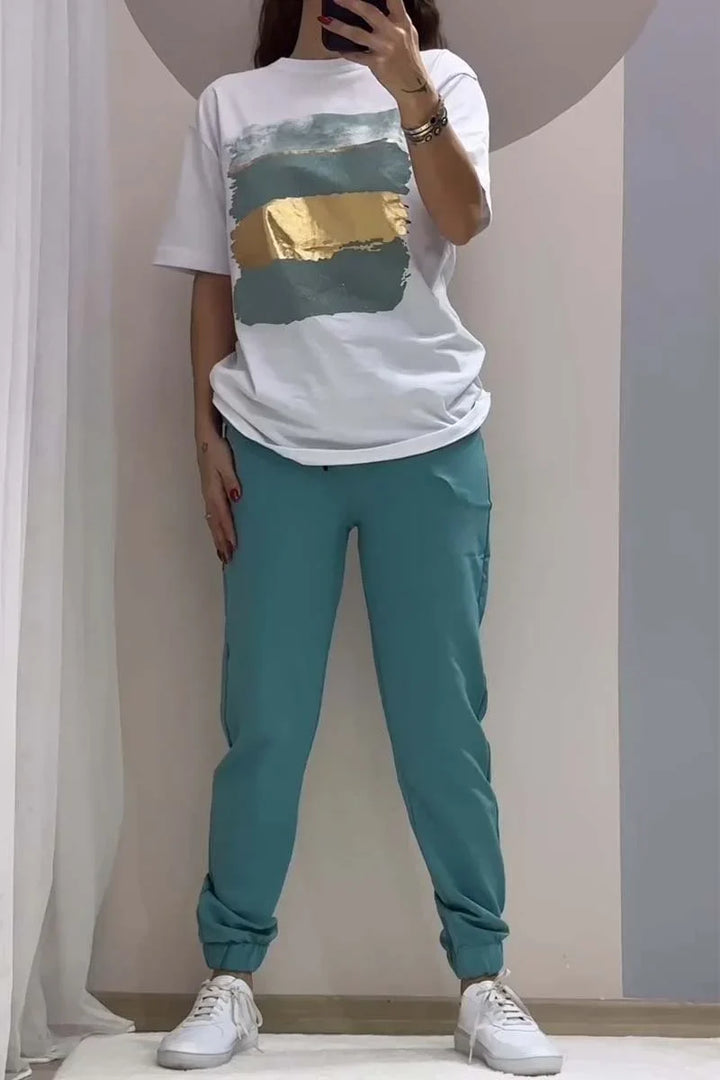 Madelina - סט שני חלקים: חולצה ומכנסיים