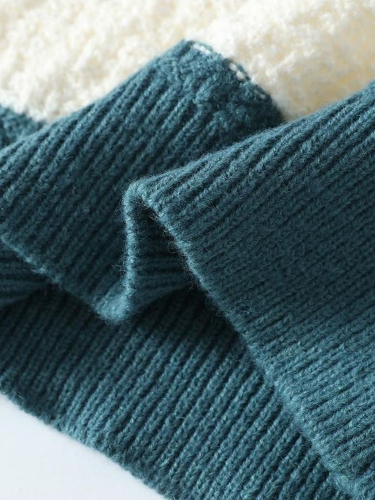 Jorren - סוודר פסים עם צווארון עגול