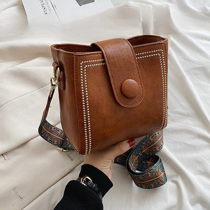 Andriani - תיק אופנה וינטג' עם רצועת כתף מתכווננת