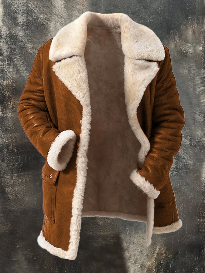 Wojciech - מעיל פליז עבה וחם