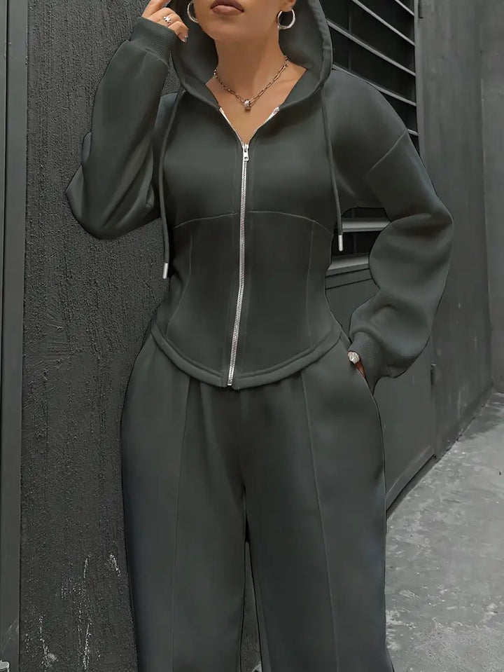 Nanci - סט שני חלקים קז'ואל עם שרוולים ארוכים