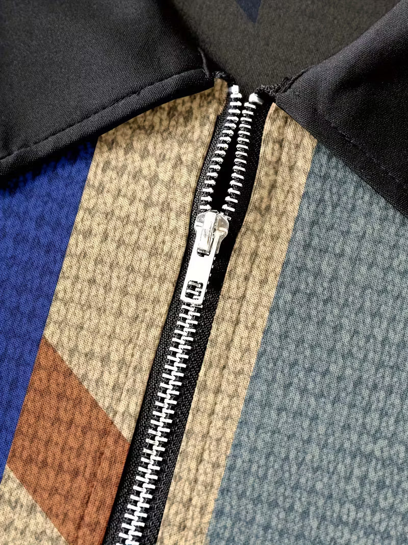 Thomson - חולצה עם שרוולים ארוכים ורוכסן חצי