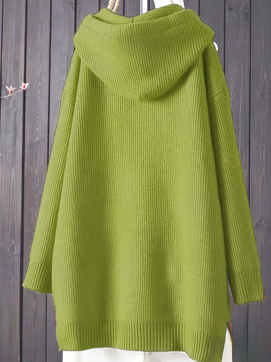 Genivee - סווטשירט ארוך שרוולים סרוג