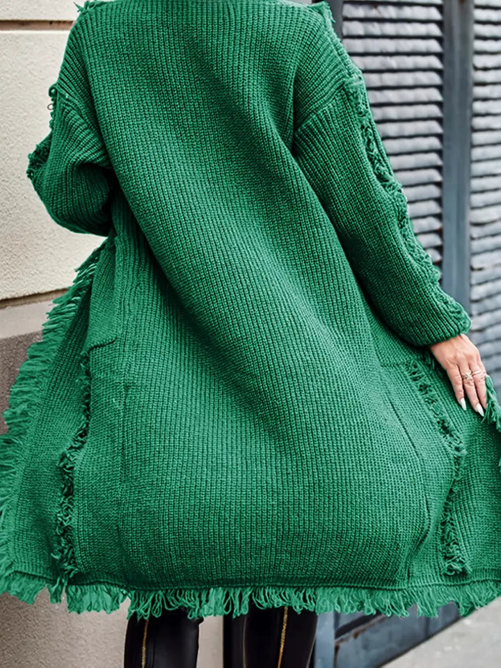 Ramziya - אלגנטיציצה ארוכהקרדיגןעםכיס