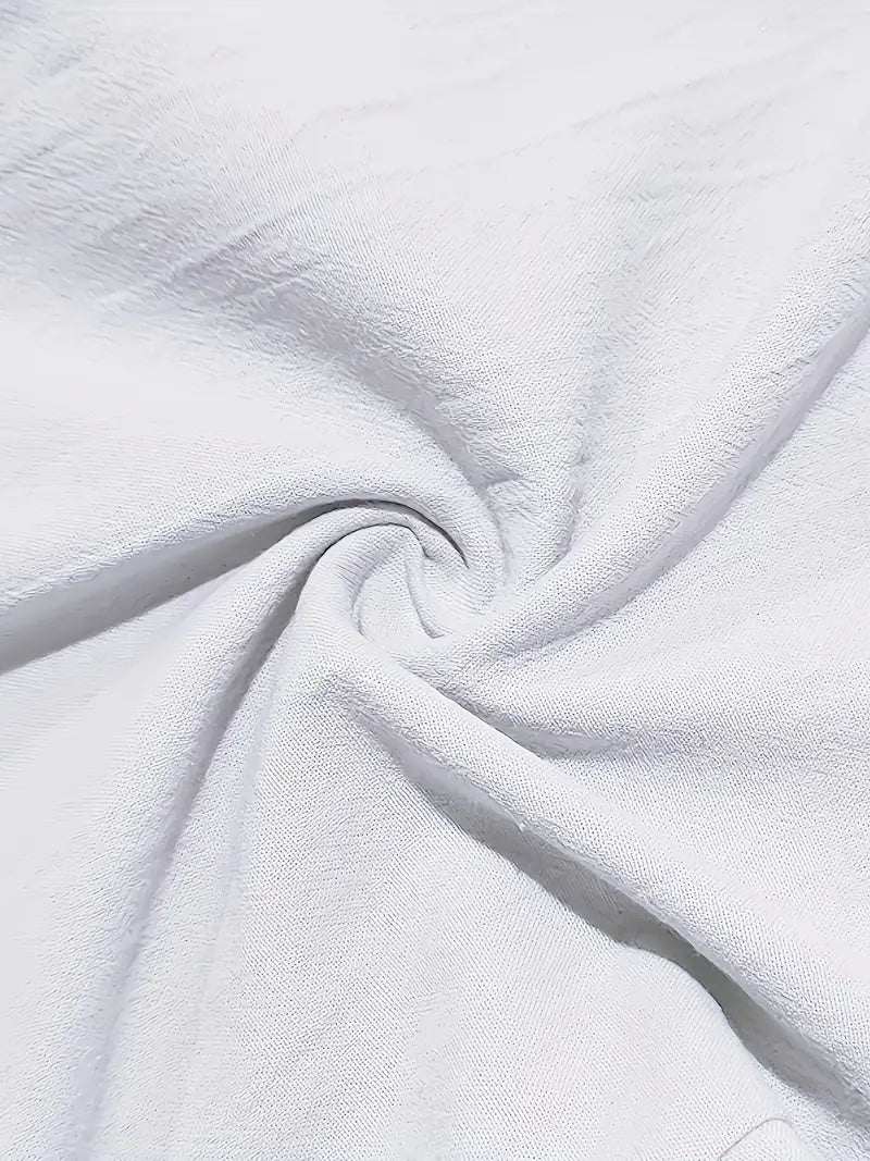 Nichols - מכנסיים רחבים עם שרוך מכותנה