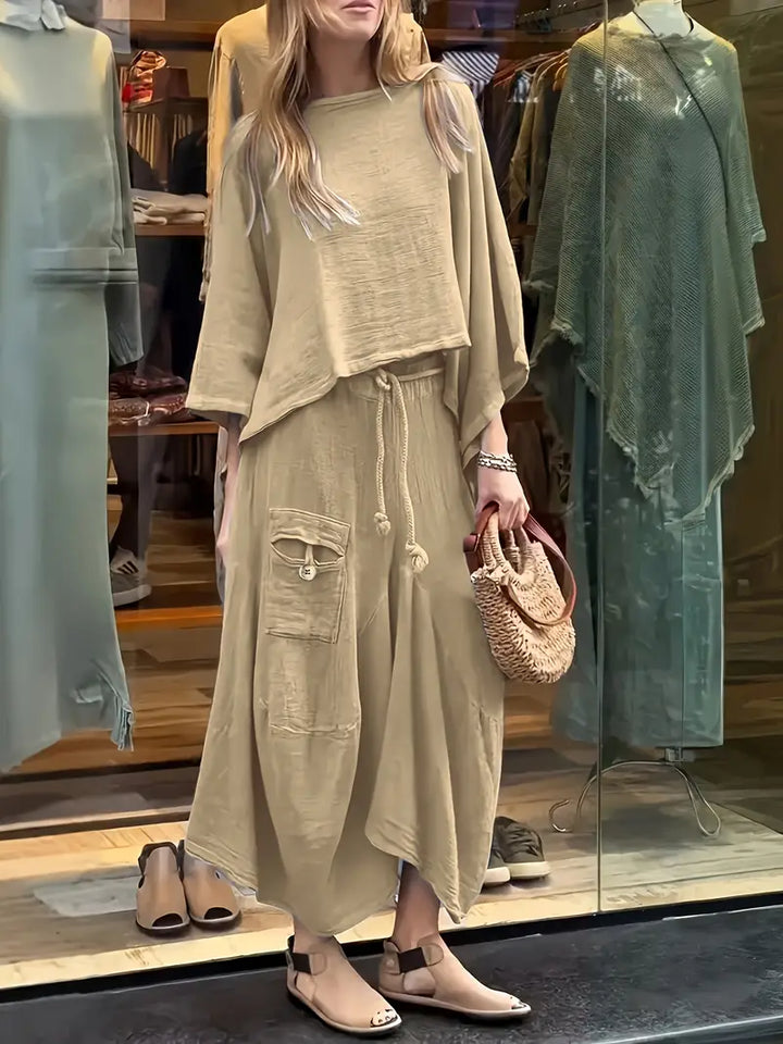 Phonsen - סט חולצה וחצאית פרימיום