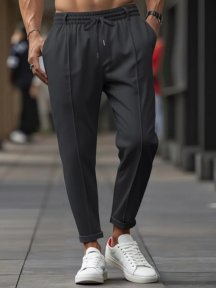 Crawford - קז'ואלגזרה צרהמכנסייםעם מותניים אלסטיים