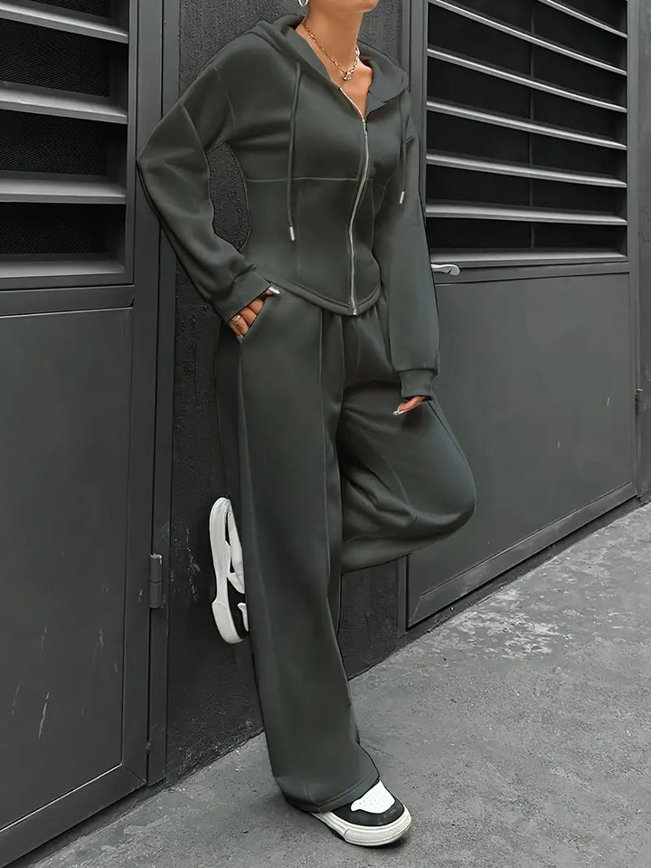 Nanci - סט שני חלקים קז'ואל עם שרוולים ארוכים