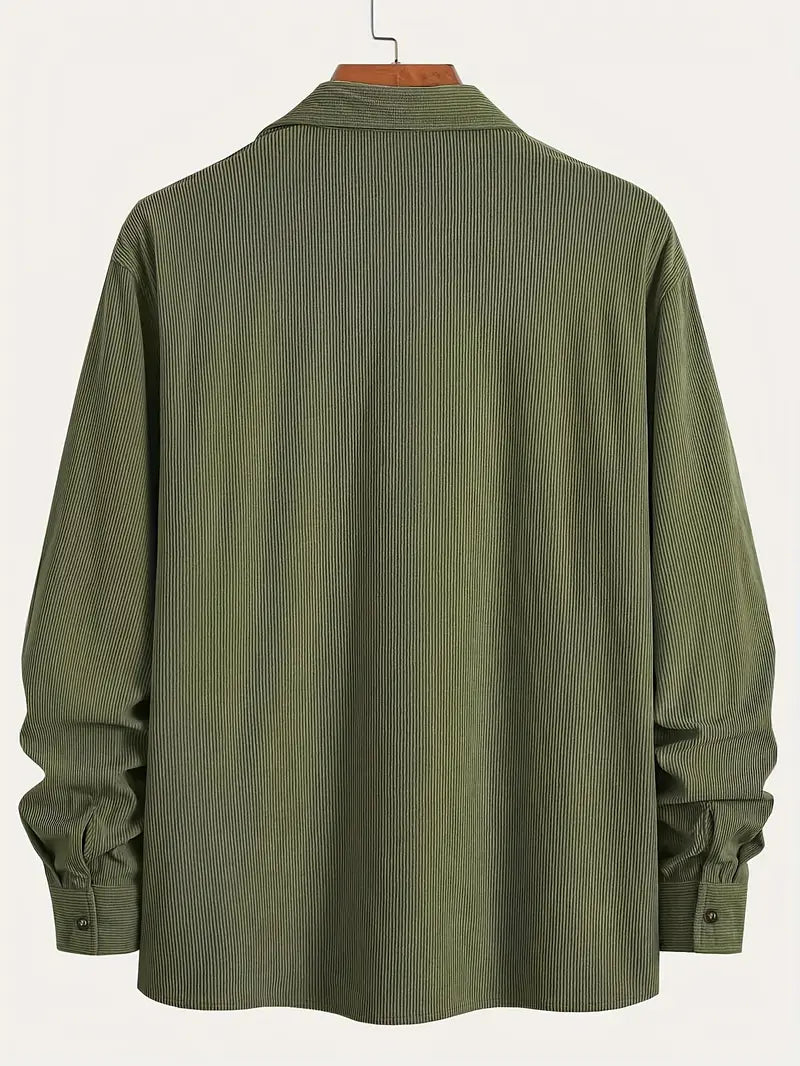 Rickey - חולצת קורדרוי מכופתרת בסגנון קז'ואל